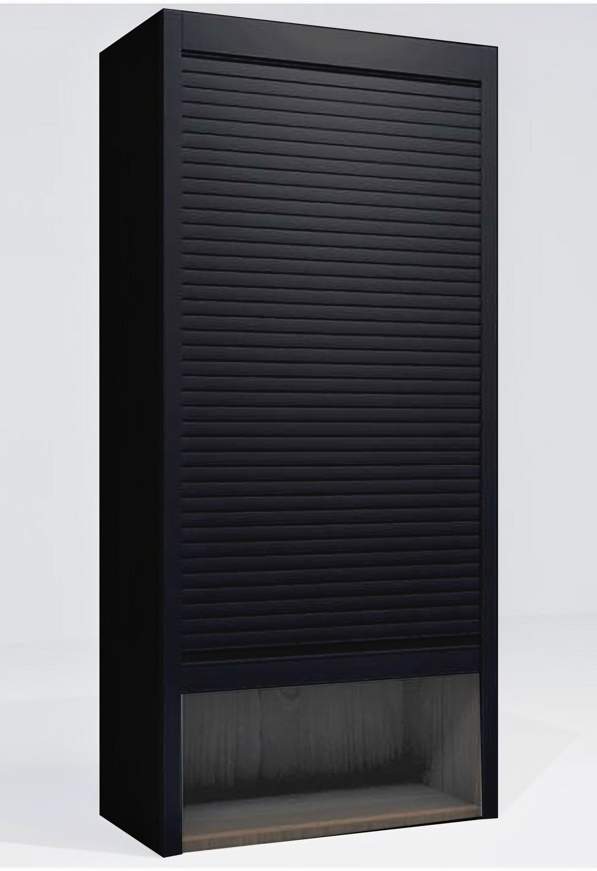 Avocetmobily PVC Roller Shutter Black 450/600mm x 1320mm Cabinet