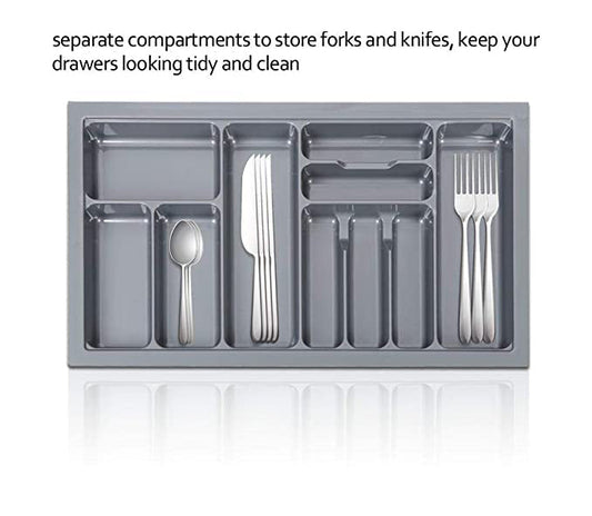 Avocetmobily Cutlery Tray For Kitchen Drawer/Cutlery Storage Organizer Tray