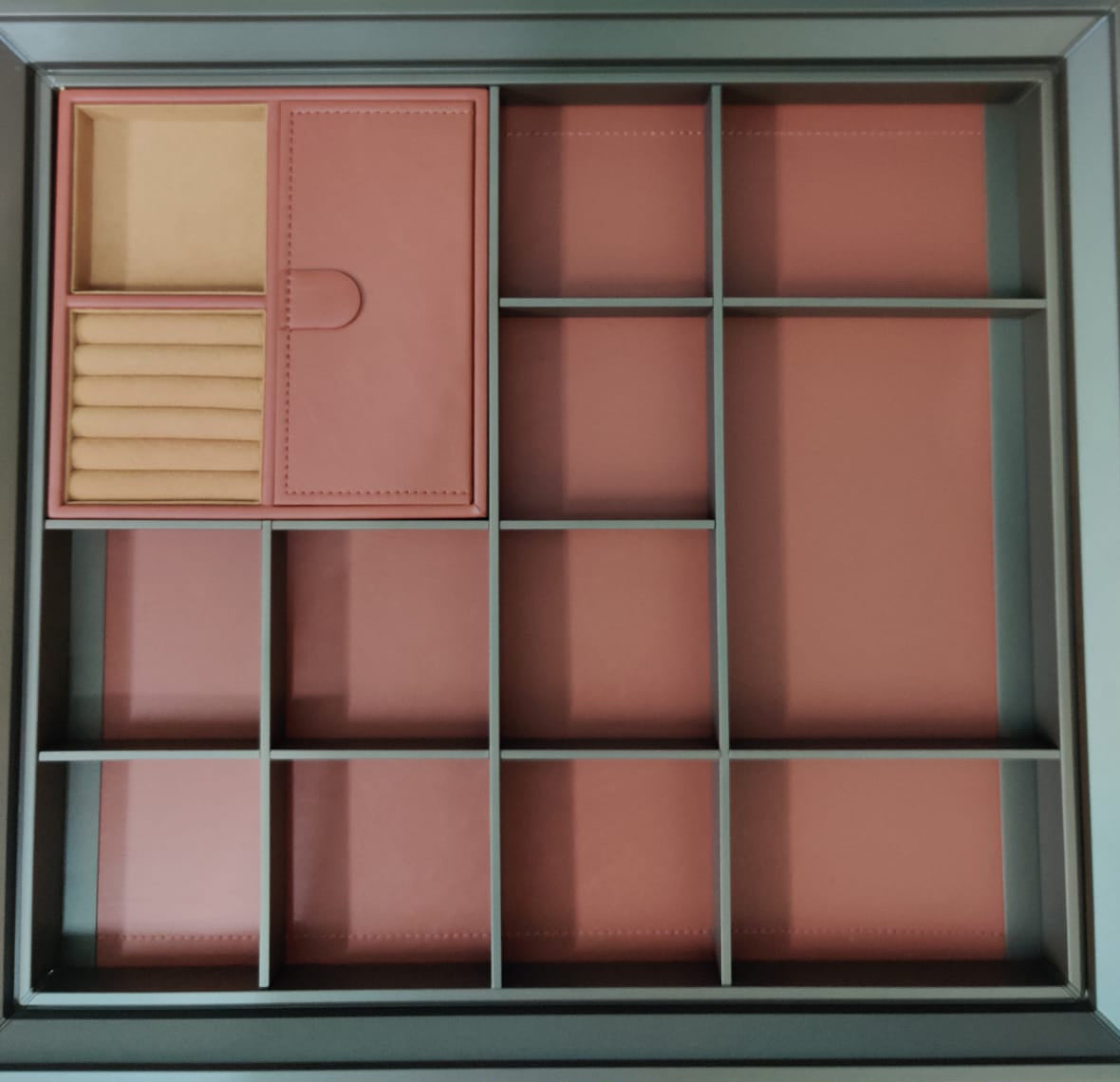 Avocetmobily Modular Wardrobe Pull Out Jewellery/Hankeys/Watches Organiser Tray For Modular Wardrobes