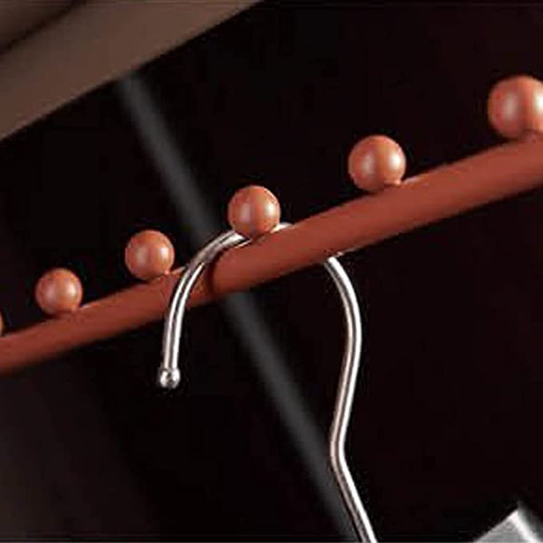 Avocetmobily Soft Close Pull-Out Trouser/Saree Rack for Wardrobe Top-Mounted Hanging Trousers Rack (Single Line Top Hanging Pull Out)