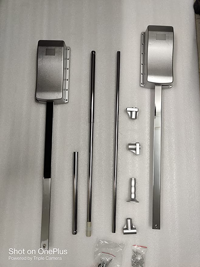 Avocetmobily Wardrobe Lifter Hanger Pull Down Metal Silver Product Width 115cm / Height 83cm