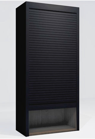 Avocetmobily PVC Roller Shutter Black 450/600mm x 1320mm Cabinet