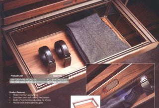Avocetmobily Glass Wardrobe Basket Mocha
